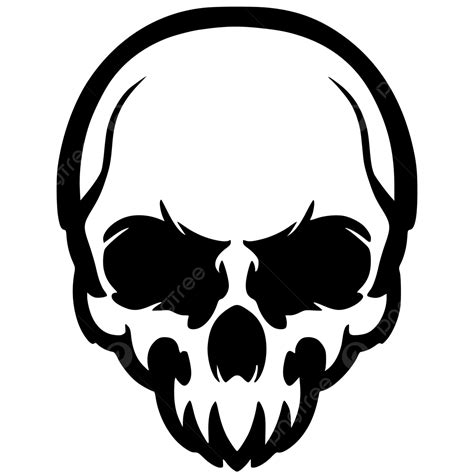 Art Skull Logo Illustration Vector, Skull Head, Skull Mascot, Skull Art PNG and Vector with ...