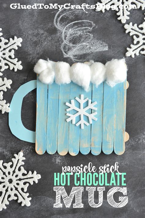 Popsicle Stick Hot Chocolate Mug - Kid Craft | Winter crafts preschool, Winter crafts for kids ...