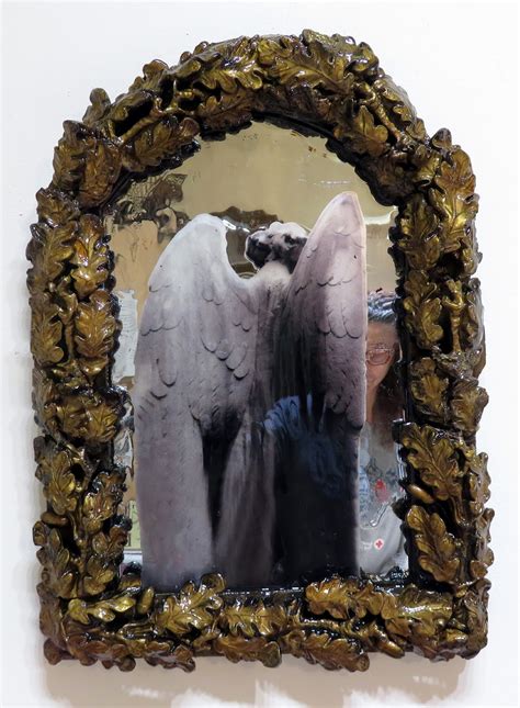 Art In Stitches: Angel Mirror