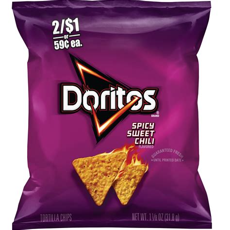 Doritos Spicy Sweet Chili Tortilla Chips 1.125 Ounces - Walmart.com ...