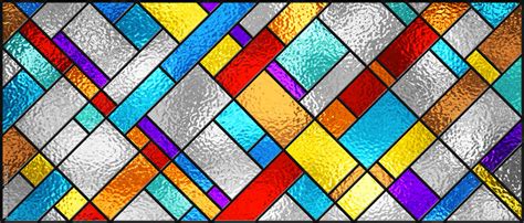 Stained glass window. Abstract colorful stained-glass background. Art ...