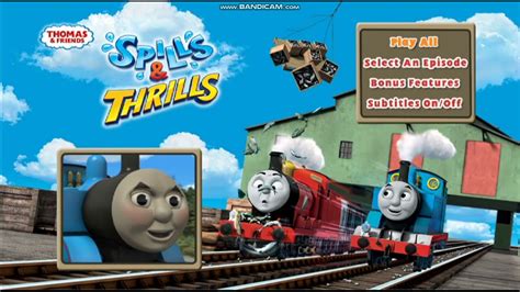 Thomas & Friends UK DVD Menu Walkthrough: Spills and Thrills - YouTube