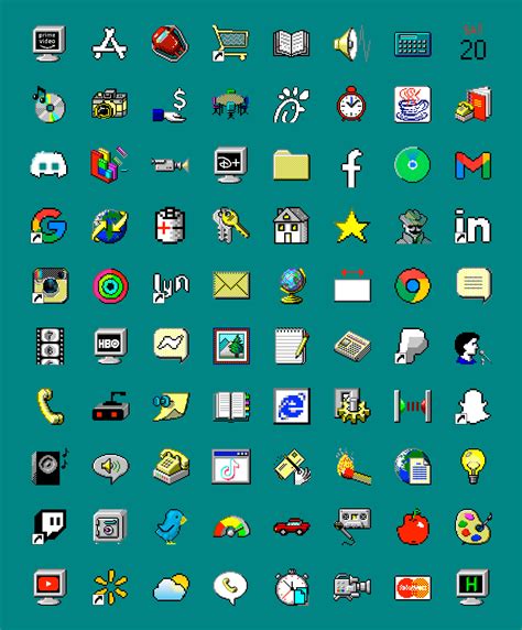 Windows 95 App Icons iOS 14 - Windows 95 Aesthetic Icons & Wallpapers