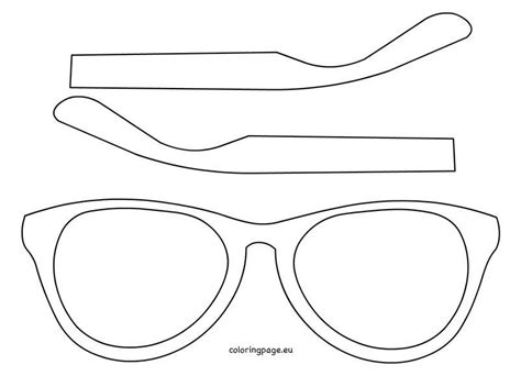 Cool Paper Glasses Template Cool Paper Glasses Template Carnival ...