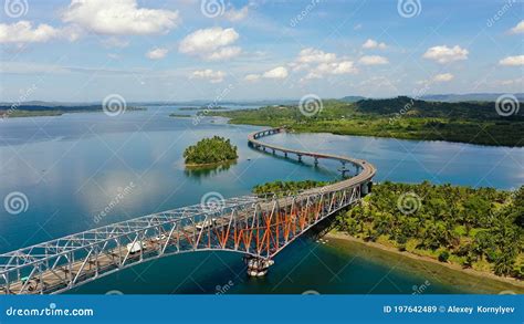 The San Juanico Bridge, View from Leyte, Towards Samar. Philippines ...