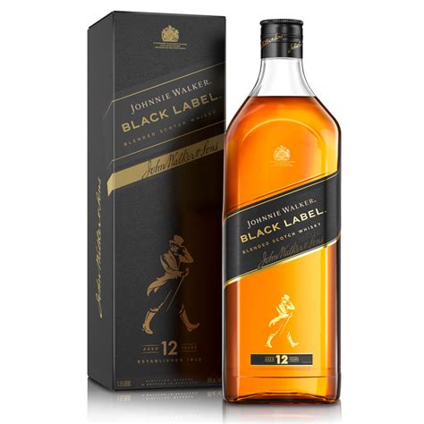 Johnnie Walker Black Label Blended Scotch Whisky 1.75L – Crown Wine and ...