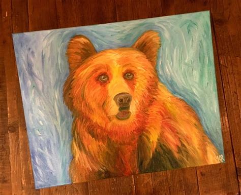 Brown Bear // Oil Painting