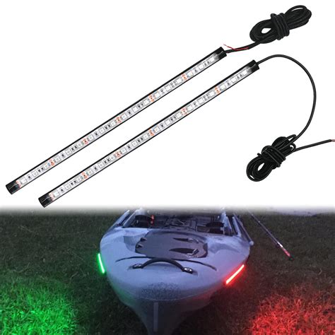 Buy Obcursco Boat Navigation Lights, (1 Pair) 12 Inches LED Navigation Lights for Boats, Boat ...