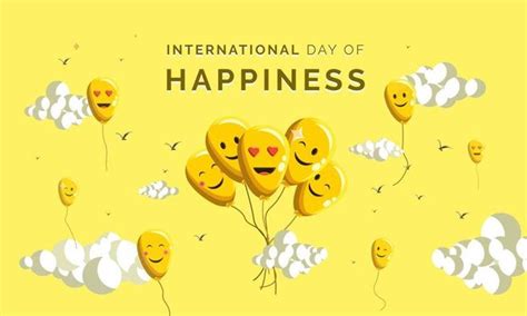 International Day Of Happiness Vector Art, Icons, and Graphics for Free ...