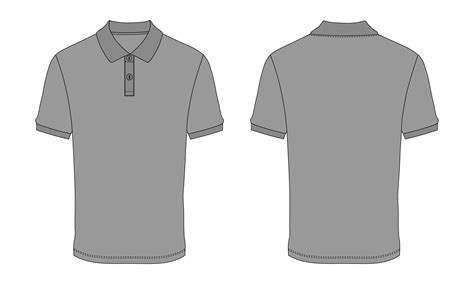 Grey Polo Shirt Vector Art, Icons, and Graphics for Free Download