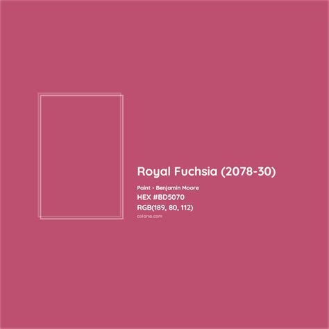 Royal Fuchsia (2078-30) Complementary or Opposite Color Name and Code ...