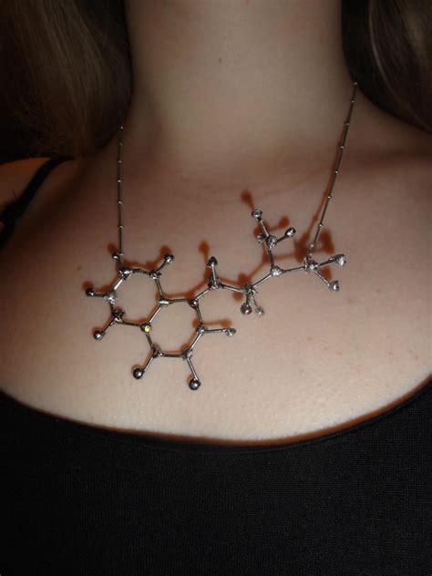 DMT molecule necklace by Spagheth on DeviantArt