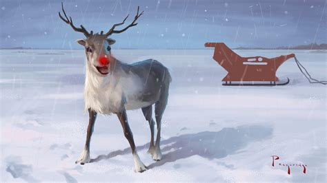 Rudolph The Red Nosed Reindeer Wallpapers - Wallpaper Cave