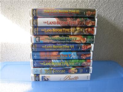 Huge Lot of 60 Disney and Land Before Time (Universal Studios) VHS ...