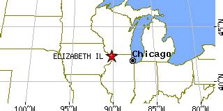 Elizabeth, Illinois (IL) ~ population data, races, housing & economy