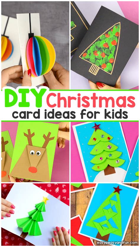 DIY Homemade Christmas Card Ideas - Easy Peasy and Fun