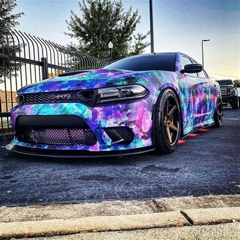 Wrapped Pink Dodge Charger