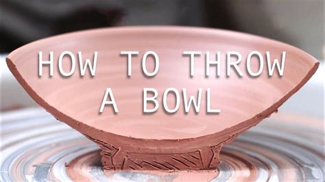 Throwing a Simple Pottery Bowl — A Beginner's Guide Throwing Clay, Wheel Throwing, Handmade ...