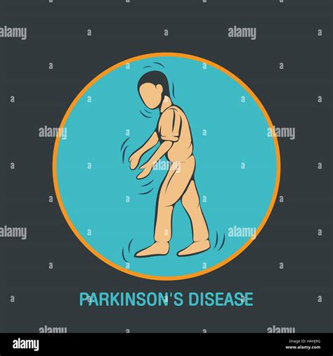 PARKINSON'S DISEASE vector logo icon design template Stock Vector Image ...