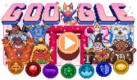 Doodle Champion Island Games (August 8) Doodle - Google Doodles | Google doodles, Doodles ...