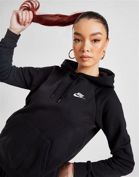 Buy Black Nike Sportswear Essential Overhead Hoodie Women's | JD Sports | JD Sports Ireland