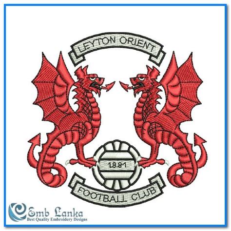 Leyton Orient Football Club Logo Embroidery Design | Leyton orient ...