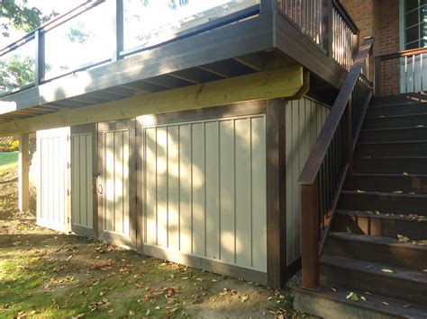 The Benefits Of Installing An Under Deck Storage Shed - Home Storage Solutions