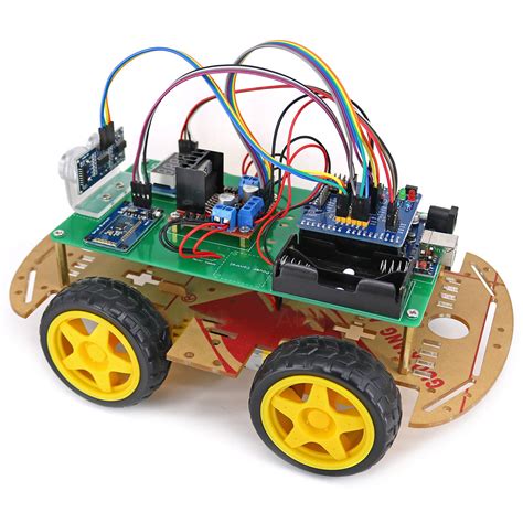 4WD Smart Robot Car Kit with Installation Tutorial & Demo Code for Arduino Sale - RC Toys & Hobbies