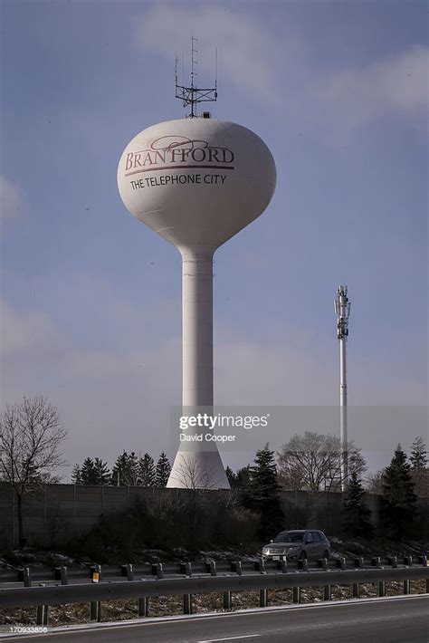 OLG Casino Brantford. "Brantford The Telephone City" on the water... News Photo - Getty Images