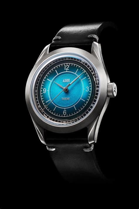 TRIBUNE 38 | 50m MIYOTA 9015 "Teal" – Axios Watches