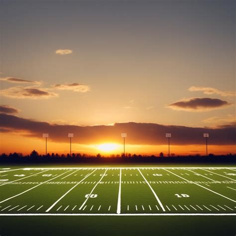 Premium AI Image | American football field