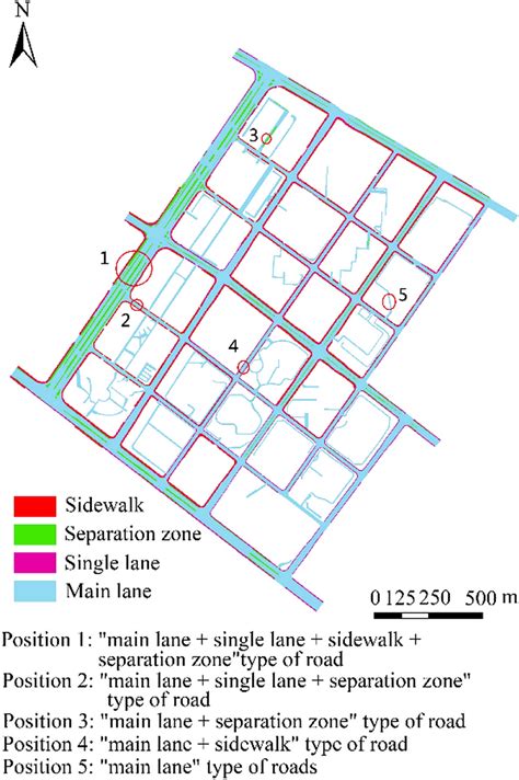 Result of urban road hierarchy. | Download Scientific Diagram