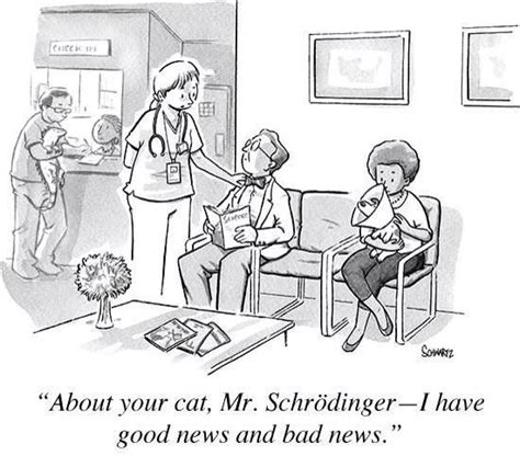 Schrodinger's Cat | New yorker cartoons, Schrödinger's cat, Cartoon posters