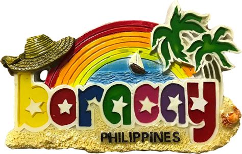 3D Boracay Philippine Souvenir fridge magnet,Home & kitchen decoration Boracay Philippine ...