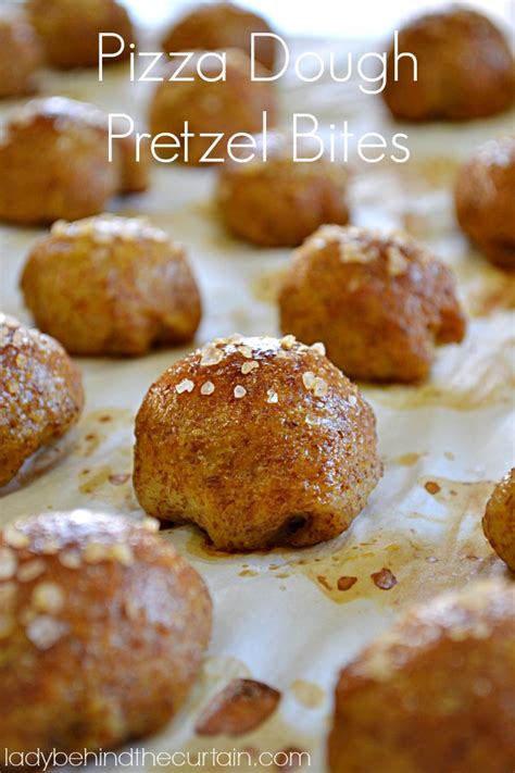 Pizza Dough Pretzel Bites