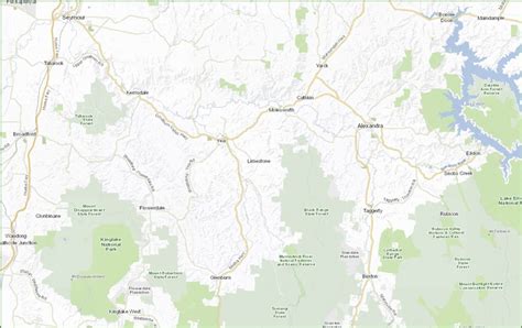 Vicmap 7923-8023 Yea-Alexandra 100K Topographical Map