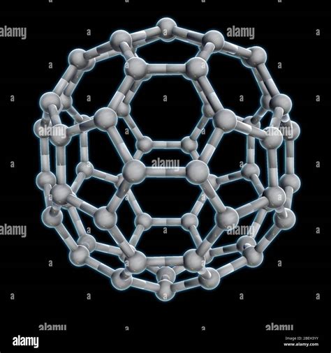 Buckminsterfullerene, Molecular Model Stock Photo - Alamy