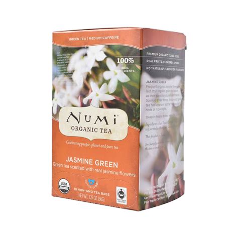 NUMI ORGANIC TEA JASMINE GREEN - OVEGI