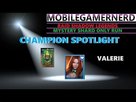 (Valerie) Raid Shadow Legends F2P Spotlight Champion - YouTube