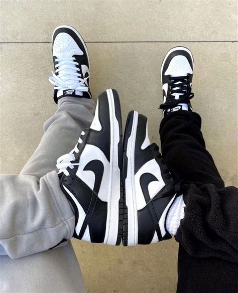 Nike Dunk Low Retro White Black | Couple outfits, Nike, Cute couple outfits