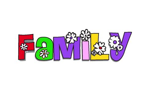 Family Word Clipart | Hastos - House Design Images Ideas - ClipArt Best - ClipArt Best