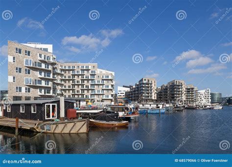 Modern Appartments and Houseboats in Copenhagen, Denmark Editorial Photo - Image of elegance ...