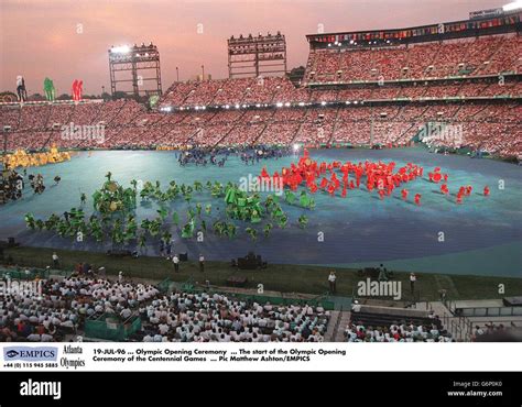 Atlanta Olympic Games 1996 - Opening Ceremony Stock Photo - Alamy