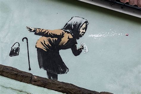 Banksy Artwork Featuring a Woman Sneezing, Appears in Bristol – OVERSTANDARD – Culture & Creativity