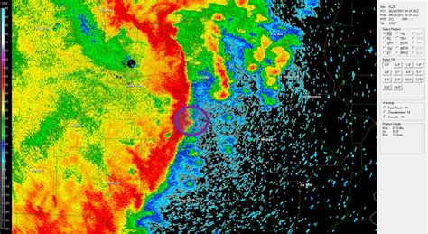 Looking Aloft: Squall Lines and Rotation on Radar