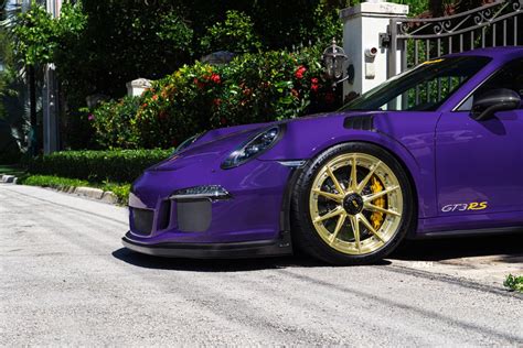 Porsche 911 GT3 RS 991 Purple ADV.1 ADV5.2 M.V2 ADVANCED Wheel | Wheel Front