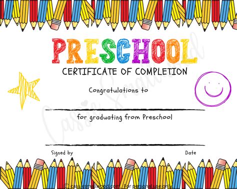 Preschool Diploma Certificates 10 Free Pdf Printables Printablee – NBKomputer