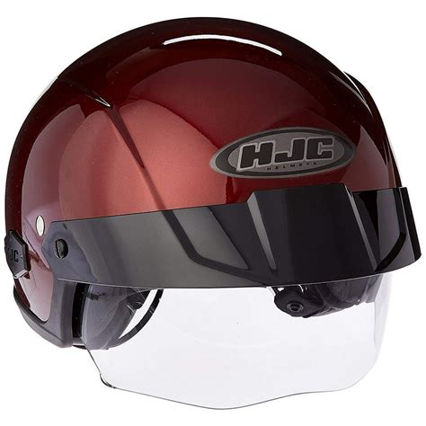 HJC IS-Cruiser Half-Shell Motorcycle Riding Helmet (Wine, Medium) - Walmart.com - Walmart.com