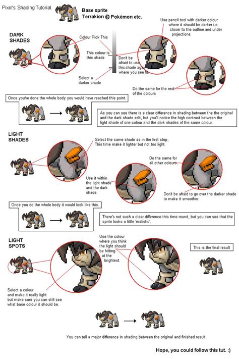 Pixel's Shading-Tutorial | Pixel, Tutorial, Shades