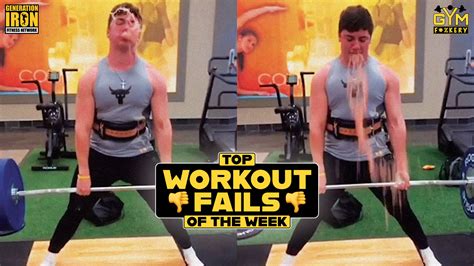 Top Workout Fails Of The Week: Throwing Up Christmas Dinner Mid-Deadlift